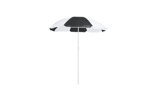 Parasol de plage personnalisé Nukel 8 panneaux bicolores