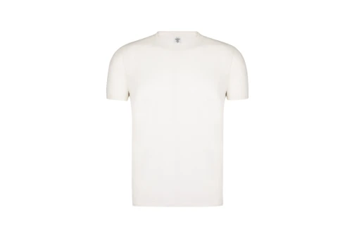 T-shirt personnalisé bio à manches courtes keya MC150 écru naturel pour homme
