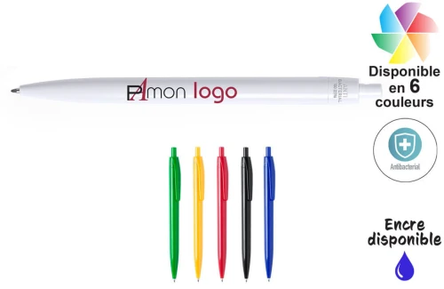 Stylo publicitaire personnalisé antibactérien Licter à encre bleue 