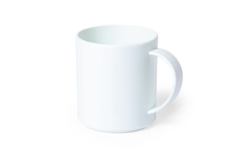 Mug personnalisé écologique Pioka de 350 ml en PLA compostable