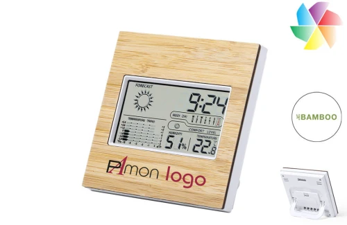 Station météo publicitaire personnalisée Behox à capteur d’humidité 