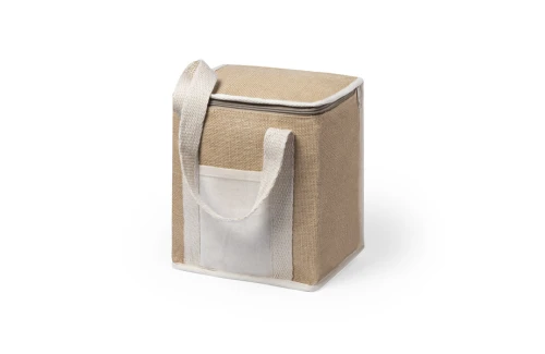 Sac isotherme personnalisé Ponix en toile de jute laminé