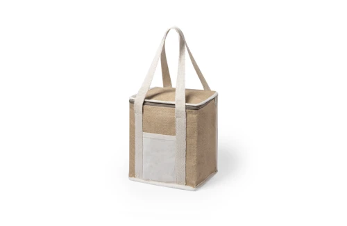 Sac isotherme personnalisé Ponix en toile de jute laminé