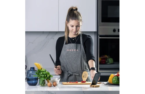 Tablier de cuisine personnalisé Pissek en coton recyclé