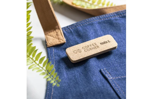 Tablier de cuisine personnalisé Rober en coton denim