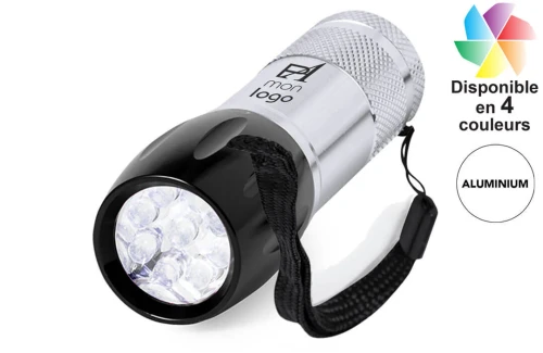 Lampe torche publicitaire personnalisée Lumosh à 9 LED puissantes 