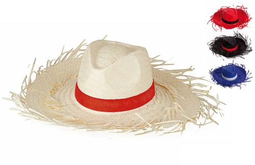 Chapeau de paille à franges personnalisé Filagarchado