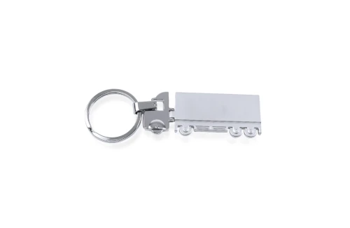 Porte-clés personnalisé en forme de camion en métal Trailer