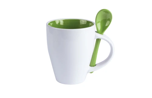 Tasse personnalisée en céramique avec cuillère Cotes de 350 ml