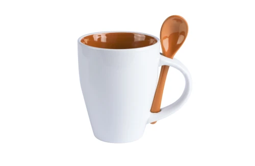 Tasse personnalisée en céramique avec cuillère Cotes de 350 ml