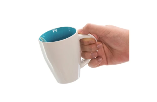 Tasse personnalisée en céramique avec cuillère Cotes de 350 ml