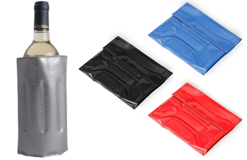 Rafraichisseur de bouteilles personnalisé Nuisant refroidisseur en PVC résistant