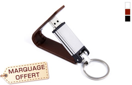 Clé USB personnalisée en cuir originale