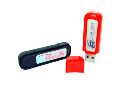 Clé USB personnalisée doming coque plastique
