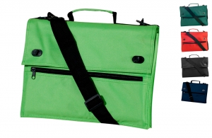 Porte-documents fermeture boutons promotionnel 