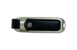 Clé USB personnalisée en cuir et métal
