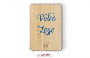 Batterie externe induction powerbank bois 5000 mAh