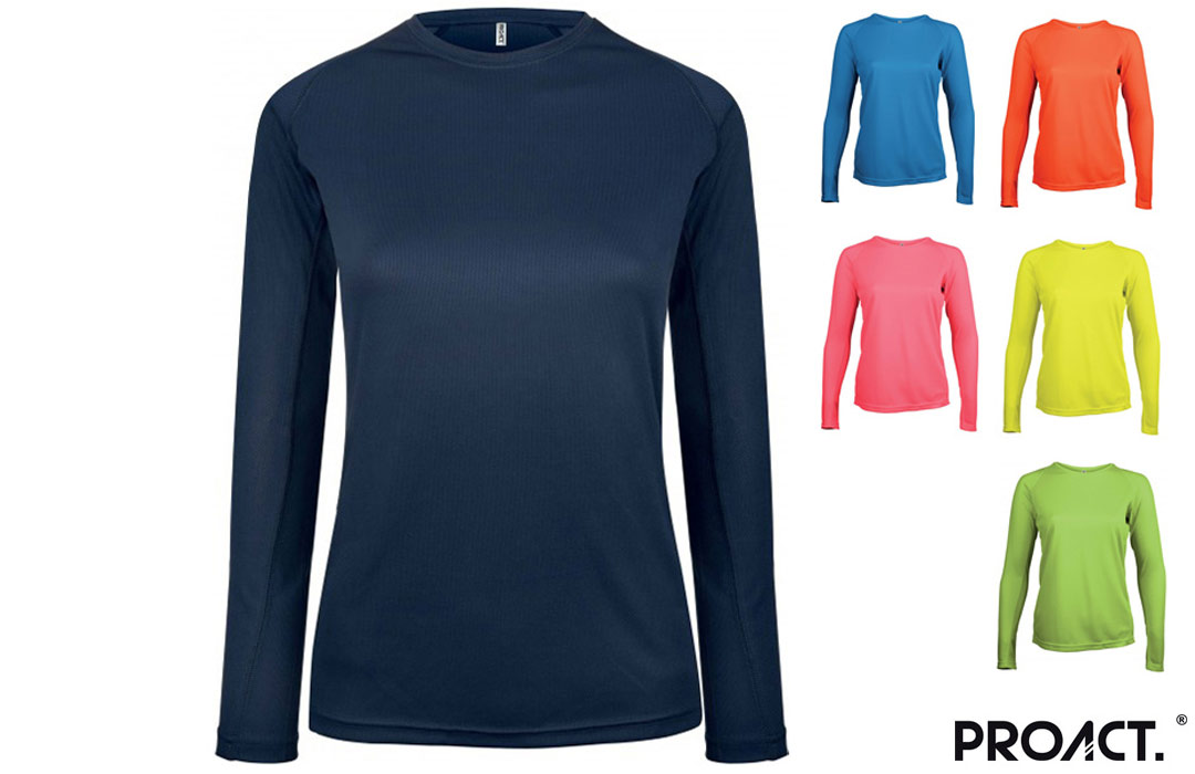 T-shirt sport manches longues femme - PA444