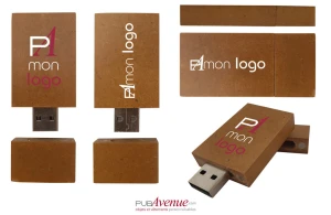 Clé USB personnalisée en papier recyclé