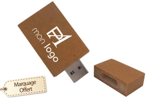 Clé USB personnalisée en papier recyclé