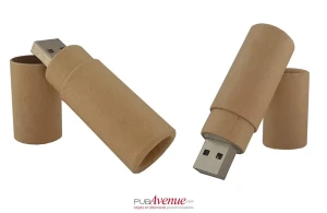 Clé USB personnalisée en papier cartonné recyclé