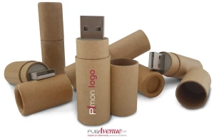 Clé USB personnalisée en papier cartonné recyclé