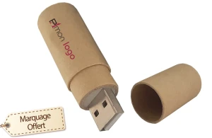 Clé USB personnalisée en papier cartonné recyclé
