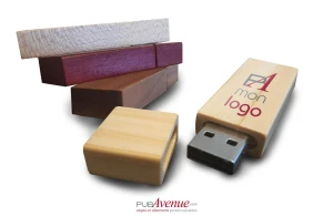 Clé USB personnalisée classic en bois naturel