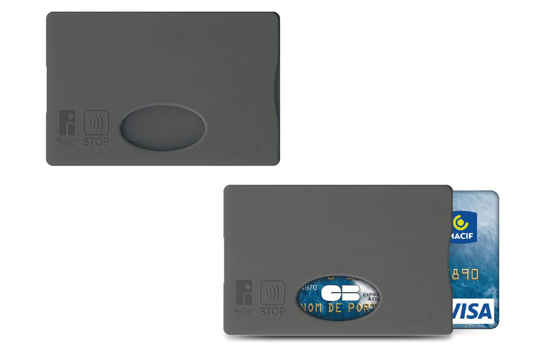 Protège carte publicitaire anti rfid rigide - PCRG91