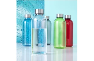 Bouteille personnalisée avec couvercle à visser en acier Spring 600ml