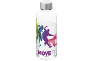Bouteille personnalisée avec couvercle à visser en acier Spring 600ml