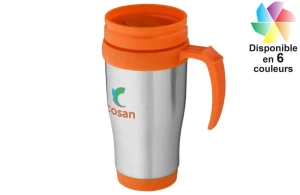 Mug isotherme personnalisé de voyage Sanibel 400ml