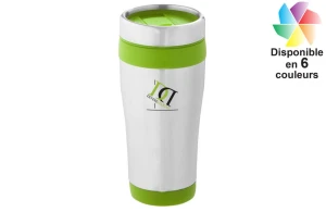 Mug isotherme personnalisé transportable Elwood 410ml