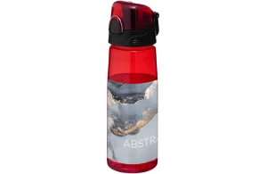 Gourde sport personnalisée à bouton-poussoir Capri 700ml