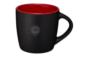 Mug publicitaire noir mat bicolore Riviera 340ml