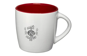 Mug publicitaire blanc mat bicolore Aztec 340ml