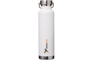 Bouteille isotherme personnalisée en acier inoxydable contenance 650ml
