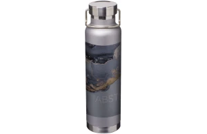 Bouteille isotherme personnalisée en acier inoxydable contenance 650ml