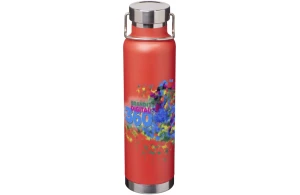 Bouteille isotherme personnalisée en acier inoxydable contenance 650ml