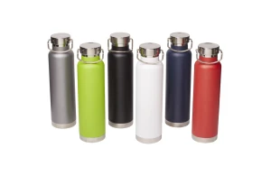Bouteille isotherme personnalisée en acier inoxydable contenance 650ml