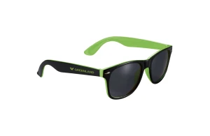 Lunettes de soleil personnalisées au style rétro bicolore