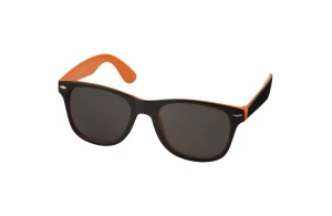 Lunettes de soleil personnalisées au style rétro bicolore