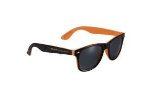 Lunettes de soleil personnalisées au style rétro bicolore
