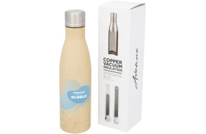 Bouteille isotherme personnalisée Vasa imitation bois 500 ml