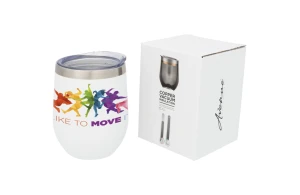 Tasse isotherme personnalisée avec isolation par le vide Corzo 350ml