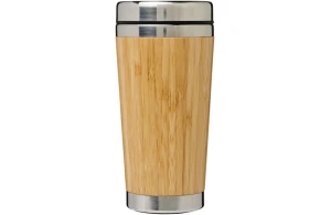 Mug isotherme avec extérieur en bambou 450ml