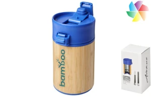 Gobelet 200ml étanche avec isolation vide et cuivre Arca en bambou publicitaire personnalisé 
