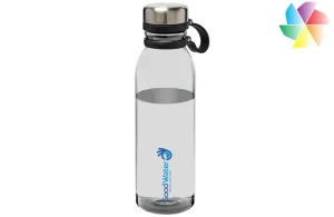Gourde Tritan™ Darya avec une boucle silicone 800ml publicitaire personnalisée 