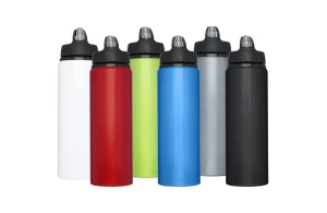 Gourde sport personnalisée en aluminium bec à bascule Fitz 800 ml