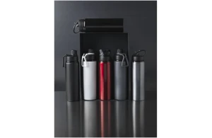 Gourde sport personnalisée en aluminium bec à bascule Fitz 800 ml